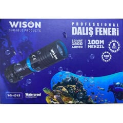 WISON Dalış Feneri WS 4545 1800 Lümen