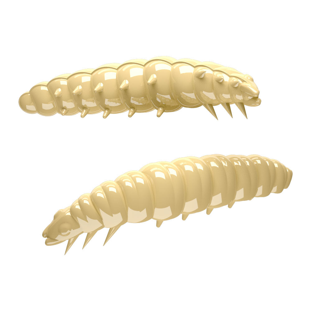 Libra Lures Larva 3.5 Cm Alabalık Silikon Yem CHEESE - SARIMSAKLI