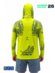 Fujin Pro Angler S26 Buff Hoodie Izohips Green Blue T-Shirt