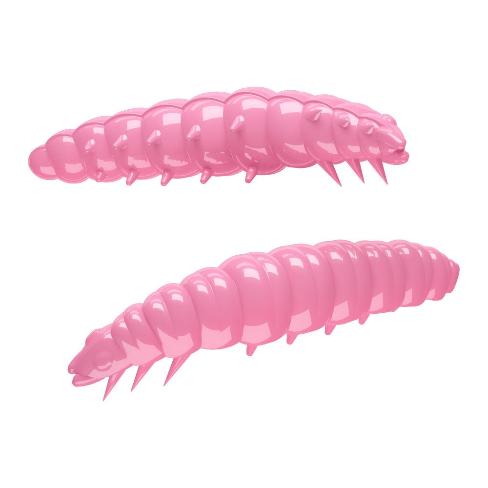 Libra Lures Larva 3.5 Cm Alabalık Silikon Yem BUBBLE GUM - PEYNIRLI