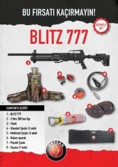HATSAN Blitz 777 Combo PCP Havalı Tüfek Full Set