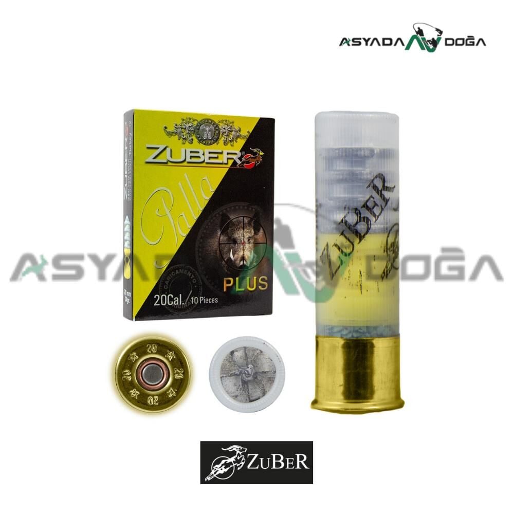 ZUBER 20 CAL 24 GR PLUS SLUG TEK KURSUN AV FİŞEĞİ