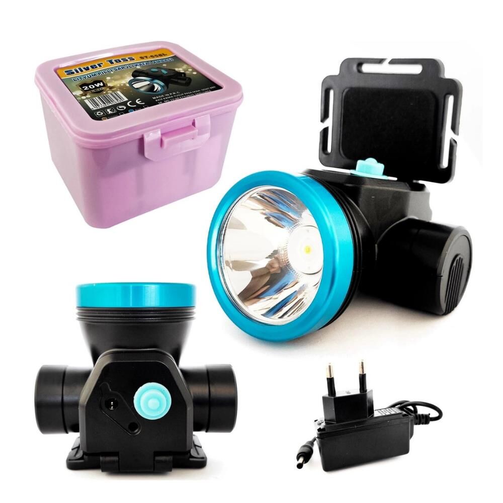 SILVER TOSS ST 658L 20W Led Lityum Pilli Kafa Feneri