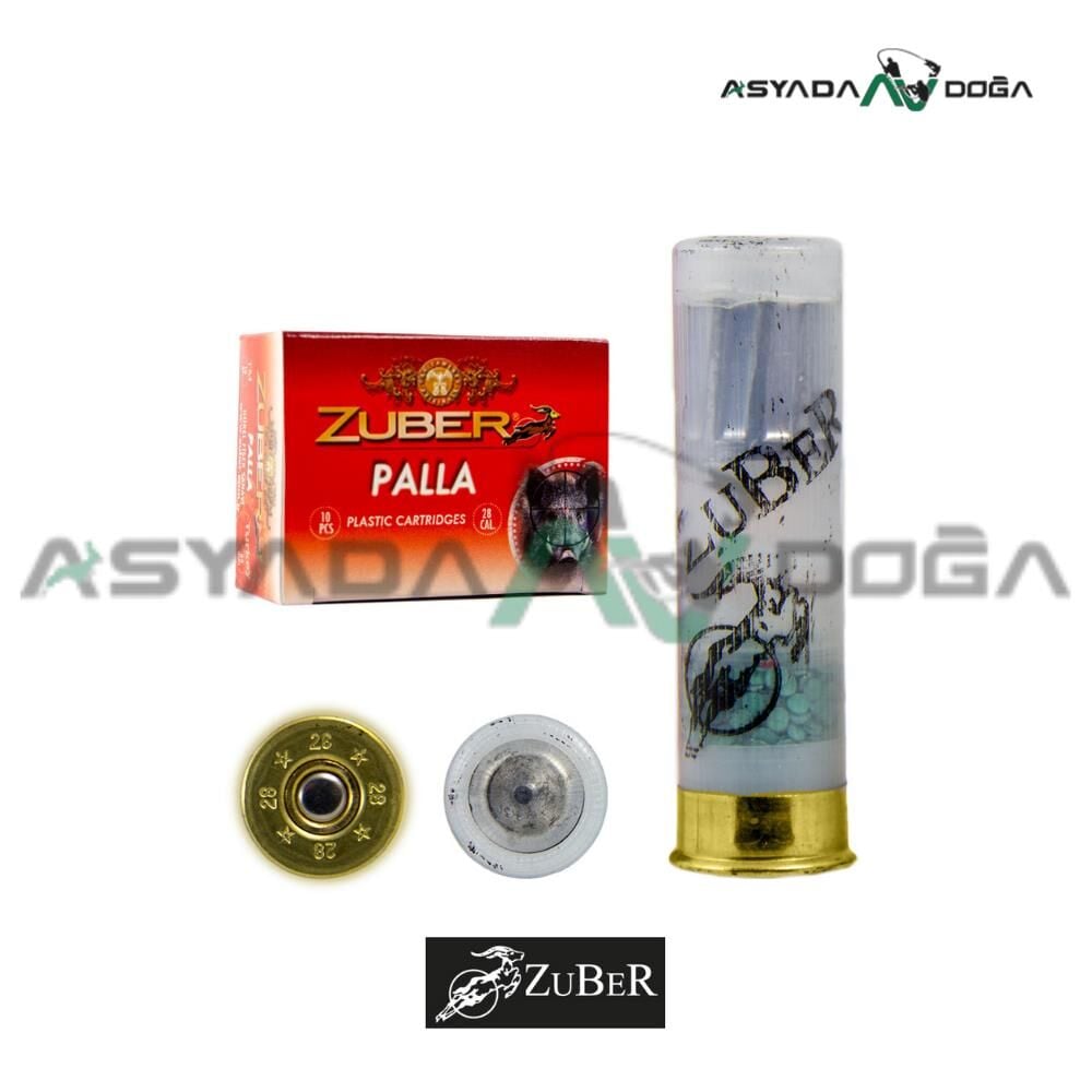 ZUBER 28 CAL 18 GR PALLA SLUG TEK KURSUN AV FİŞEĞİ