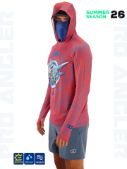 Fujin Rolla S26 Buff Hoodie Swordfish Red T-Shirt