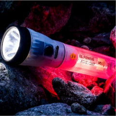 NURGAZ CAMPOUT El Feneri+Masa Lambası+Flaşör