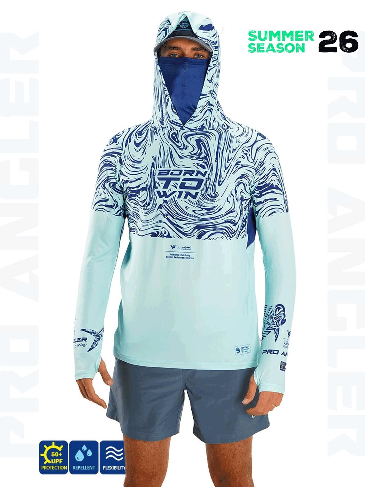 Fujin Pro Angler S26 Buff Hoodie Izohips Mint T-Shirt