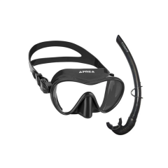 APNEA Royal Black Şnorkel Maske Set