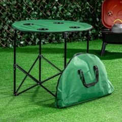 APNEA Yeşil Yuvarlak Kamp Masası