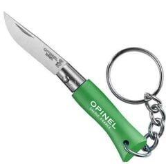 OPINEL No 02 Yeşil Anahtarlıklı Paslanmaz Çelik Çakı