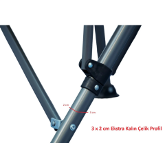 WINDCAMP Katlanır Kamp Sandalyesi Lüx Mavi