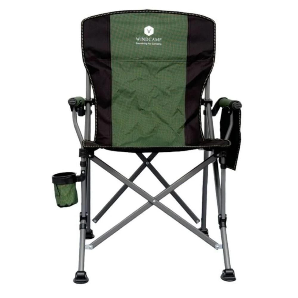 WINDCAMP Katlanır Kamp Sandalyesi Lüx Yeşil