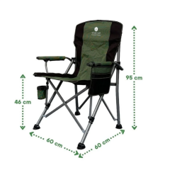 WINDCAMP Katlanır Kamp Sandalyesi Lüx Yeşil