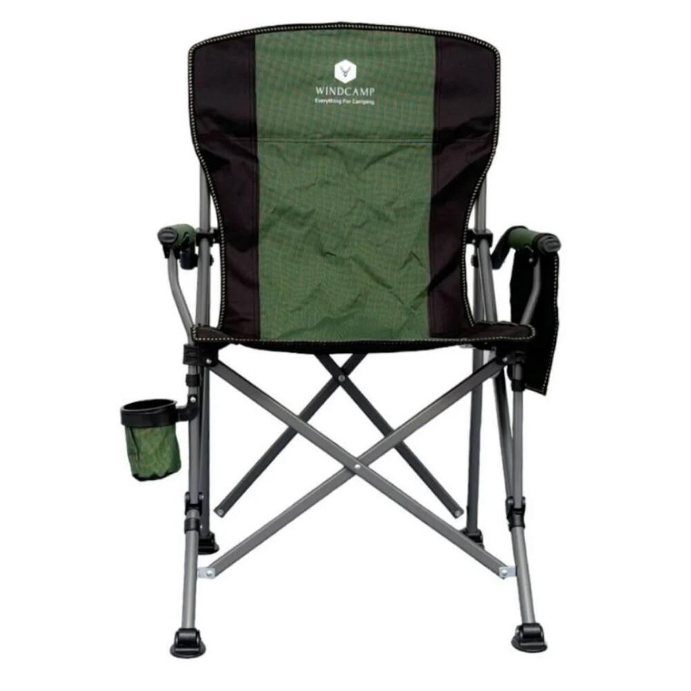 WINDCAMP Katlanır Kamp Sandalyesi Lüx Yeşil