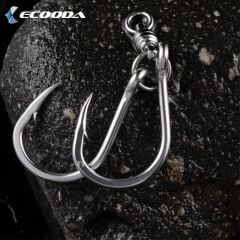 Ecooda Cyan Blue Chain Hook Spanish Mackerel Olta İğnesi