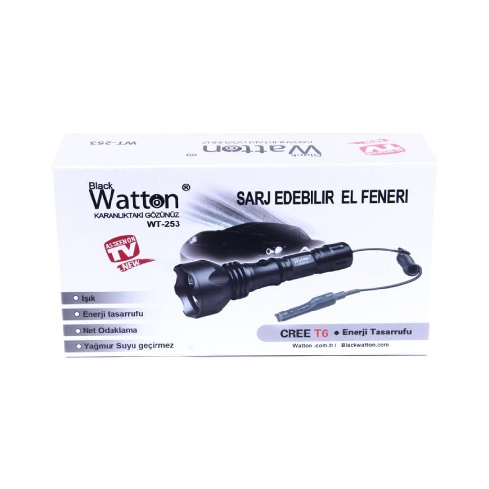 WATTON WT-253 Tek Pilli Tüfek Feneri