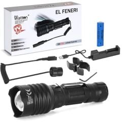 WATTON WT-620 Tek Pilli Tüfek Feneri