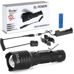 WATTON WT-620 Tek Pilli Tüfek Feneri
