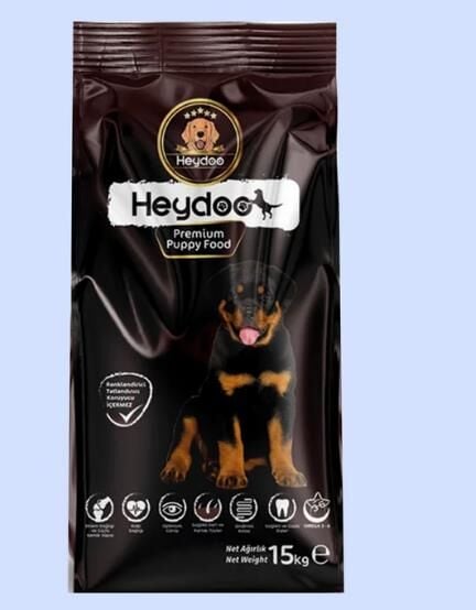 HEYDOO Kuzu Etli Yavru Köpek Maması 15 KG