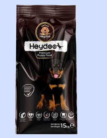 HEYDOO Kuzu Etli Yavru Köpek Maması 15 KG