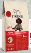 TEODOR Puppy Yüksek Enerji Kuzu Etli ve Pirinçli Yavru Köpek Maması 15 KG