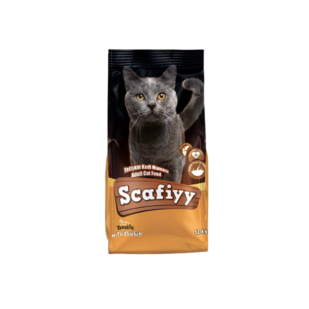 SCAFIYY Tavuklu Yetişkin Kedi Maması 12 KG
