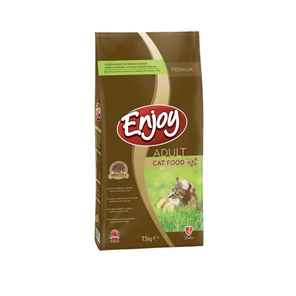 ENJOY Tavuklu Yetişkin Kedi Maması 15+1 KG