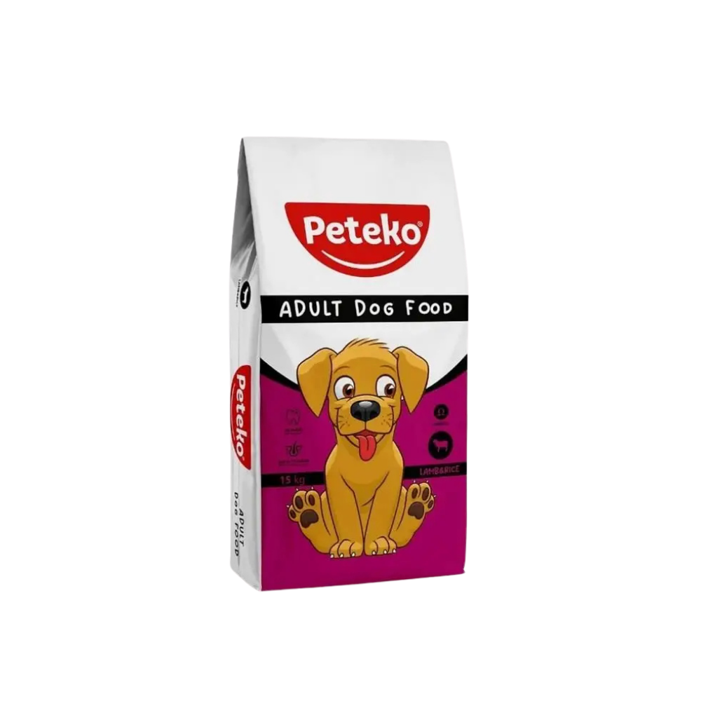 Peteko Kuzu Etli&Pirinçli 15 Kg Yetişkin Köpek Maması