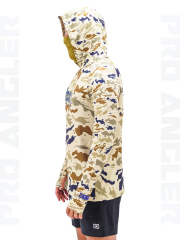 Fujin Pro Angler S24 Buff Hoodie Natural Camo T-Shirt