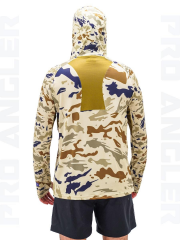 Fujin Pro Angler S24 Buff Hoodie Natural Camo T-Shirt
