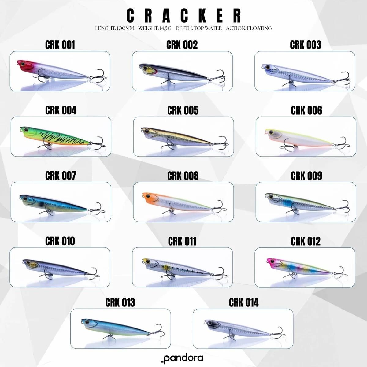 Pandora Cracker 10 Cm 14.5 Gr Maket Balık