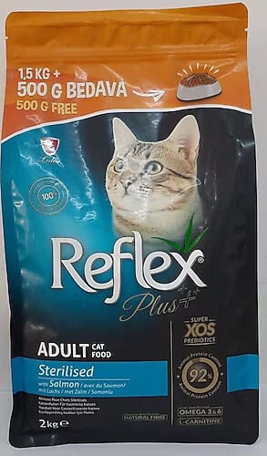 Reflex Plus Yetişkin Kısırlaştırılmış 2 Kg Kedi Maması