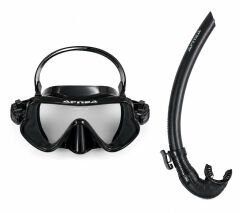 APNEA Olympos Black Şnorkel Maske Set