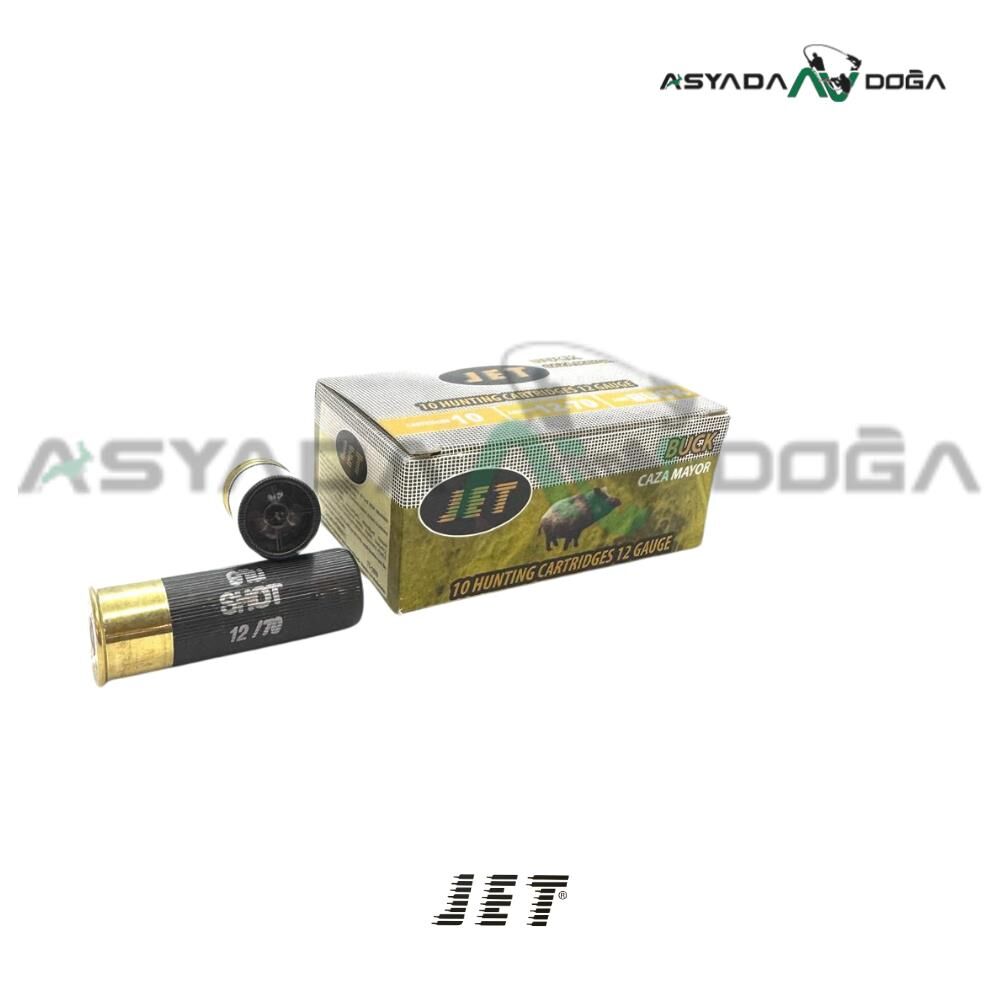 JET 12 CAL CAZA MAYOR BUCKSHOT 9 PELLETS ŞEVROTİN AV FİŞEĞİ