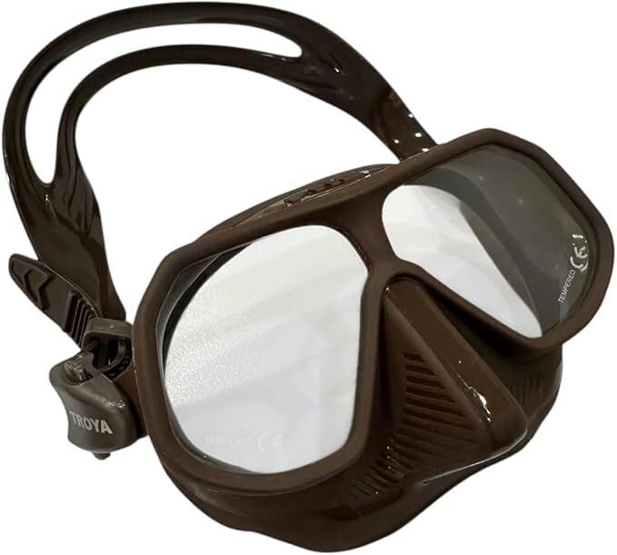 APNEA MASKE TROYA M16 KAHVERENGI