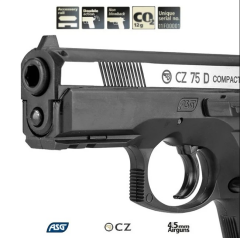 ASG CZ 75D Compact Çift Renk Havalı Tabanca