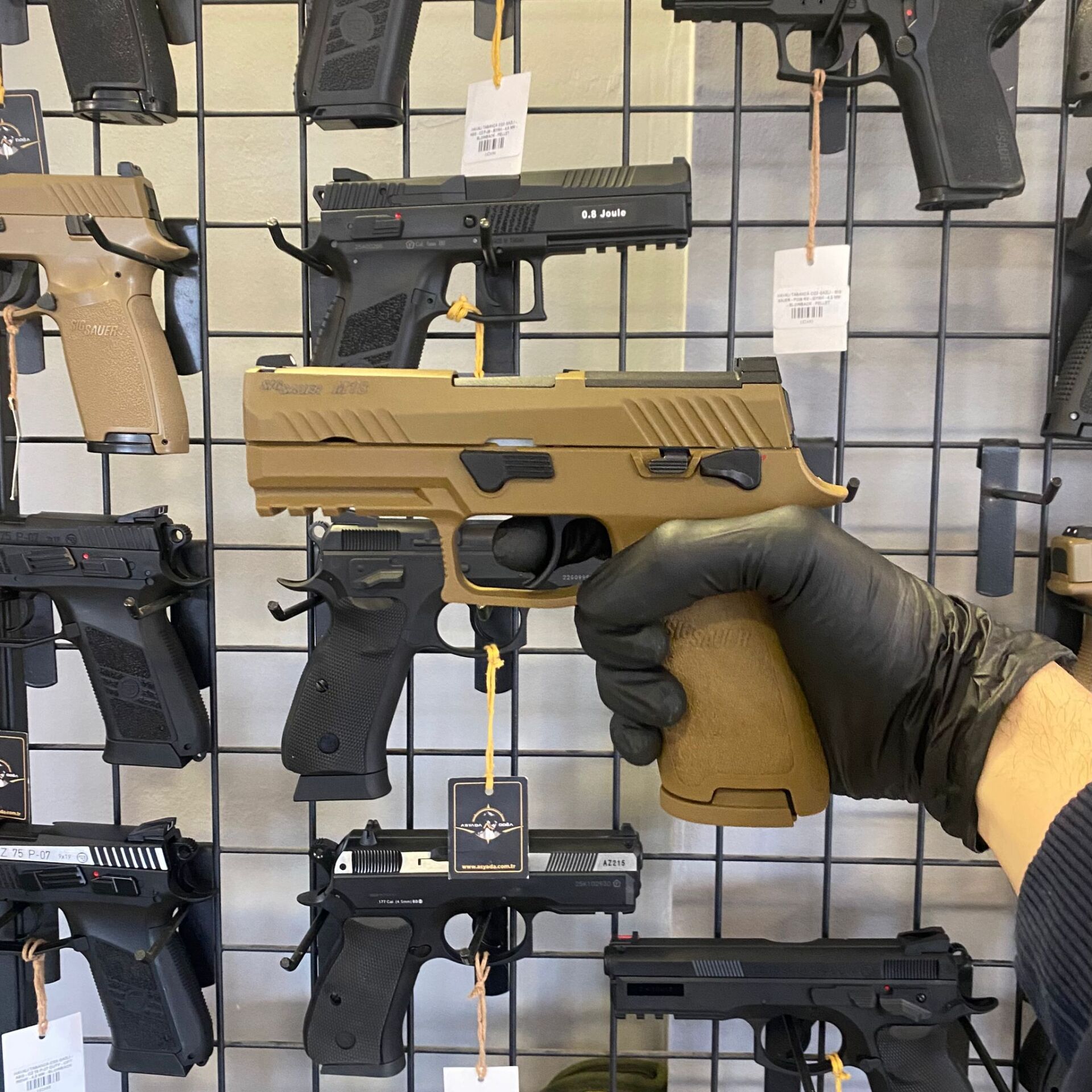 Sig Sauer Proforce P320 M18 Tan Blowback Airsoft Tabanca