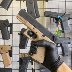 We Glock 23 Gen3 Tan Blowback Airsoft Tabanca