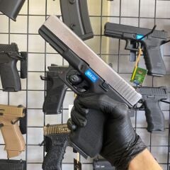 We Glock 17 Gen4 Silver Blowback Airsoft Tabanca