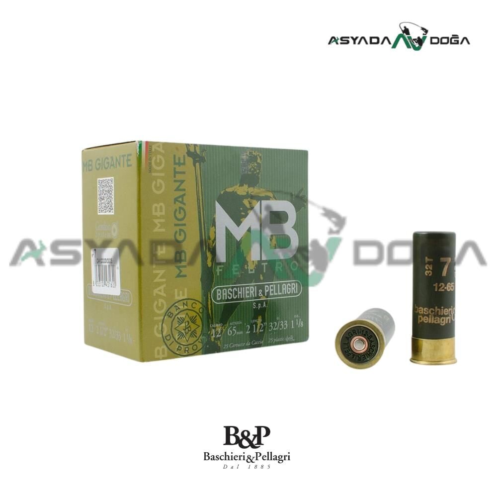 B&P 12 CAL 32-33 GR MB GIGANTE KEÇE TAPA AV FİŞEĞİ