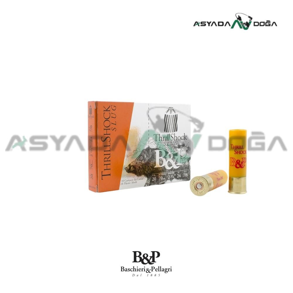 B&P 20 CAL 24 GR BIG GAME THRILL SHOCK SLUG TEK KURŞUN AV FİŞEĞİ