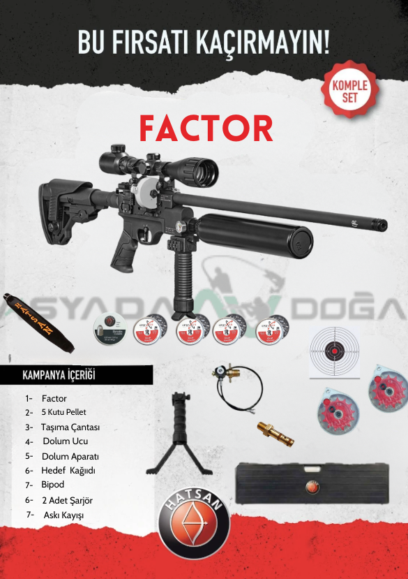 HATSAN Factor PCP Havalı Tüfek