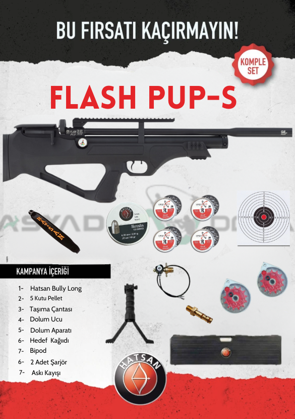HATSAN Flash PUP-S QE PCP Havalı Tüfek