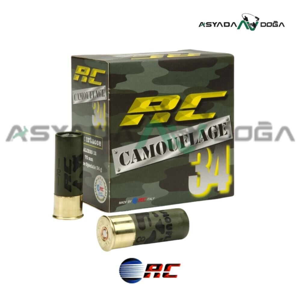 RC 12 CAL 34 GR CAMOUFLAGE AV FİŞEĞİ