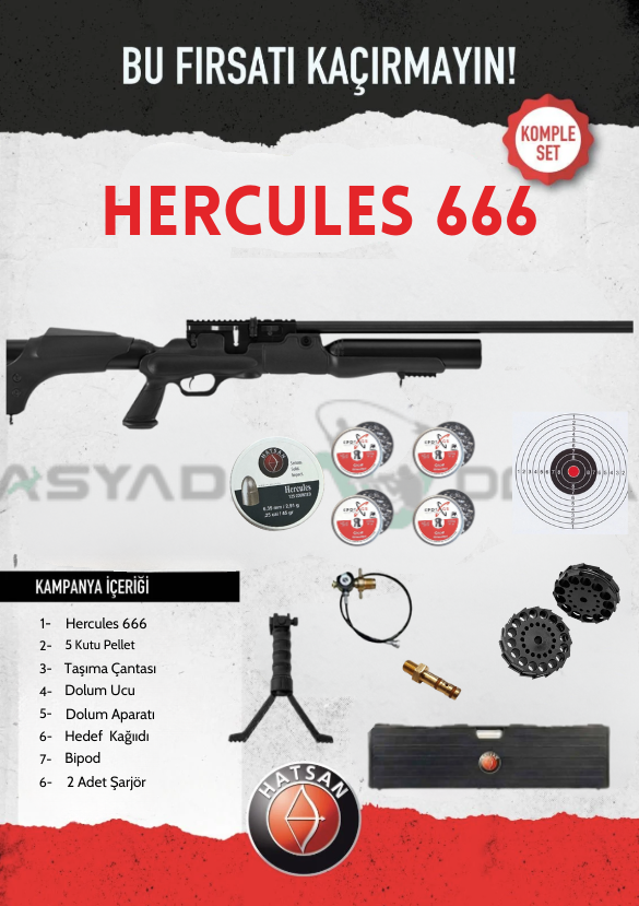 HATSAN Hercules 666 QE PCP Havalı Tüfek