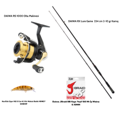 Daiwa RS 1000 & Daiwa RX Lure Game 234 cm 2-10 gr LRF Olta Seti