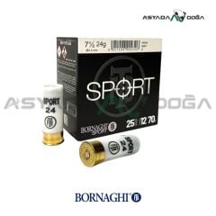 BORNAGHI 12 CAL 24 GR SPORT TRAP ATIŞ FİŞEĞİ 7.5 NO