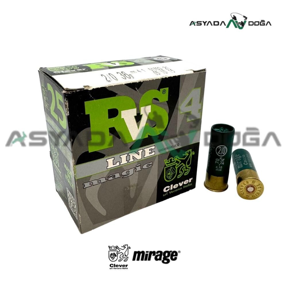 MIRAGE 12 CAL 36 GR 0/2 RVS4 ŞEVROTİN AV FİŞEĞİ