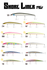 Fujin Shore Liner 14.5 Cm 20 Gr Maket Balık