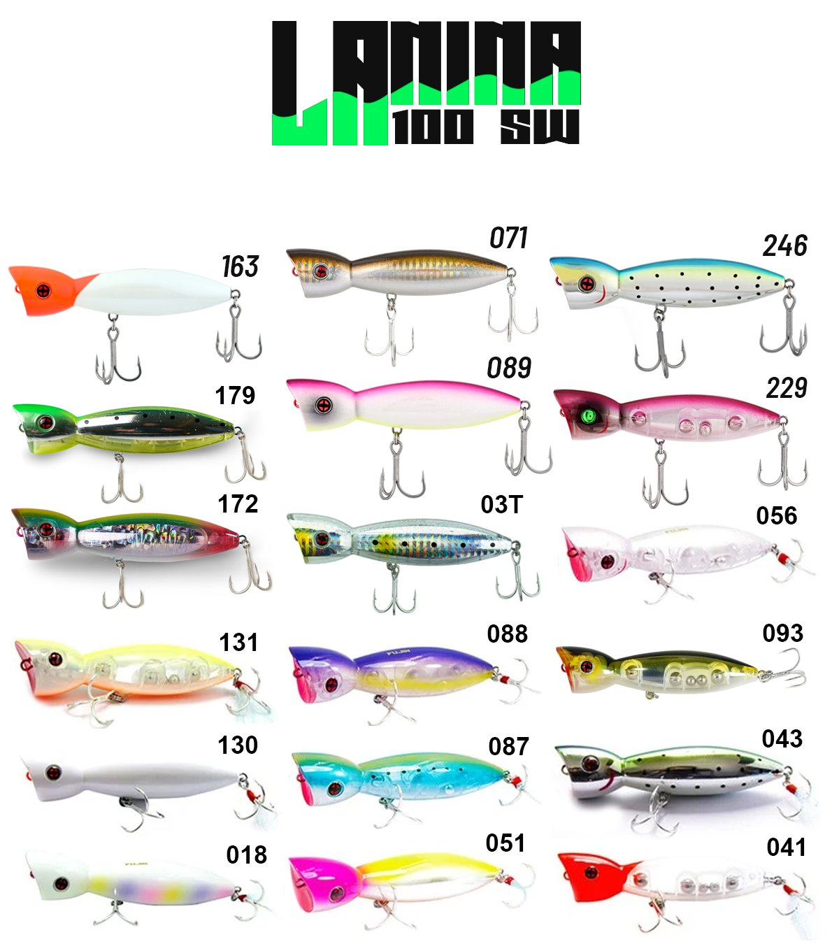 Fujin La-Nina LN-100SW 10 Cm 24 Gr Maket Balık